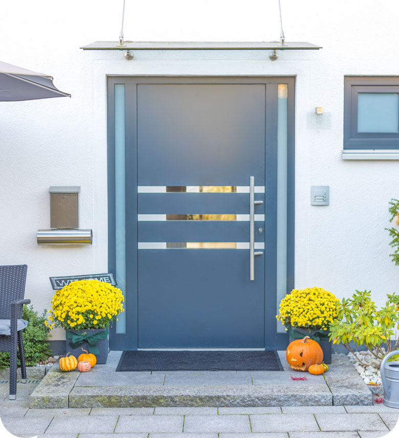 Couleur et design de porte d'entrée 1